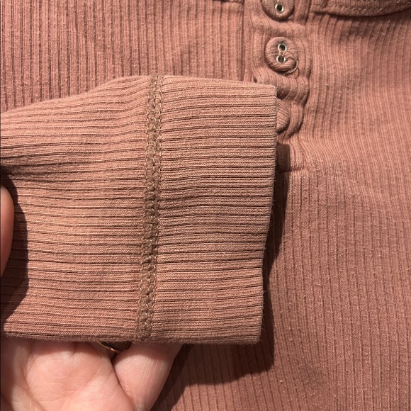 Kids Long Sleeve Henley Shirt - Dusk - Picture 4 of 5